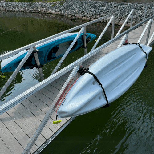 YAK Bloxx: Kayak Storage Rack With Padded Cradles | DockBloxx