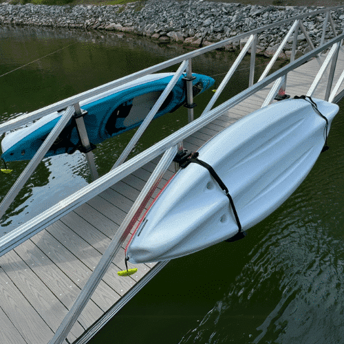 YAK Bloxx: Kayak Storage Rack With Padded Cradles | DockBloxx